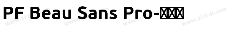 PF Beau Sans Pro字体转换